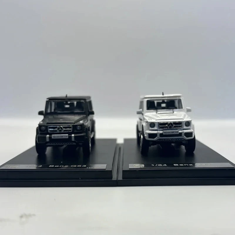 Scala 1:64 per modelli di auto in lega SUV di classe G63 reali tirare indietro i veicoli fuoristrada pressofusi giocattoli per i regali della