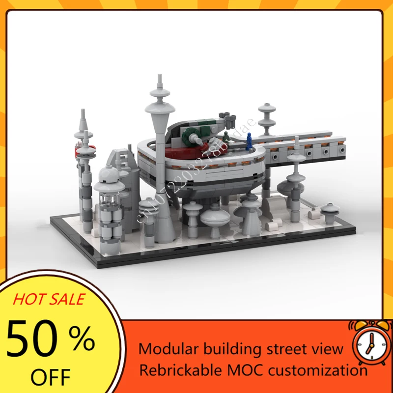 MOC-Arme de guerre spatiale Betrayal on Cloud City, Space War Battle, Spacesunshine, Model importer, Night Architecture, DIY Tari, Marijuana Toy Gift, 550PCs