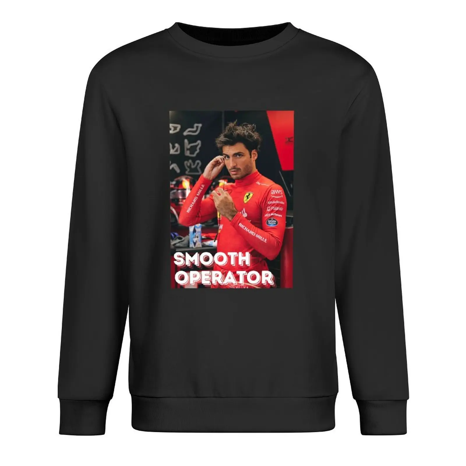 

Smooth Operator....Carlos Pullover aesthetic clothing japanese style anime clothes autumn new hoodies and sweatshirts