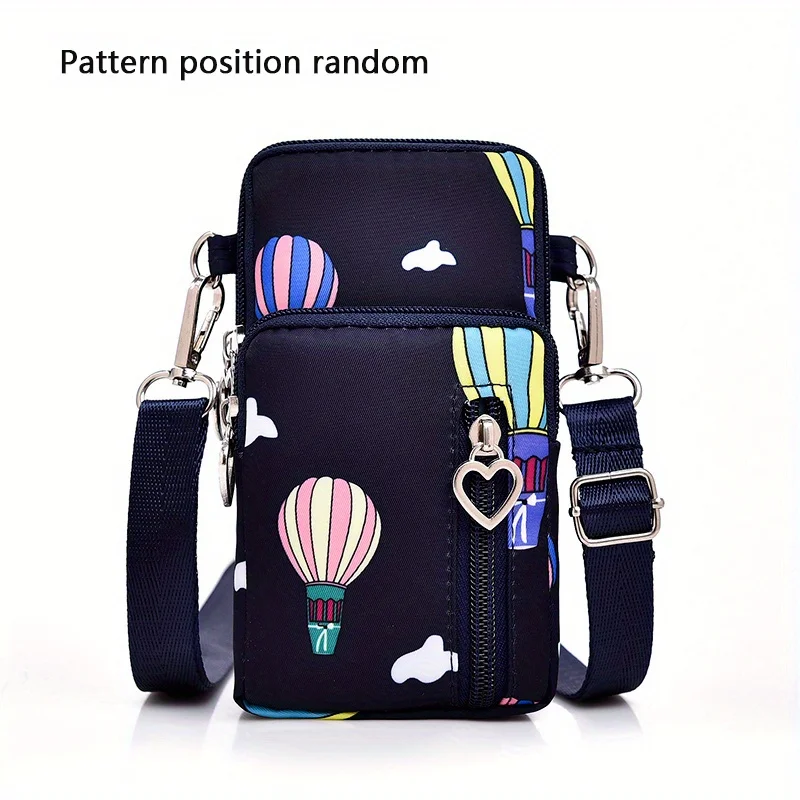 Mobile phone bag, arm bag, outdoor leisure bag, change purse, single shoulder crossbody bag, carry-on small bag