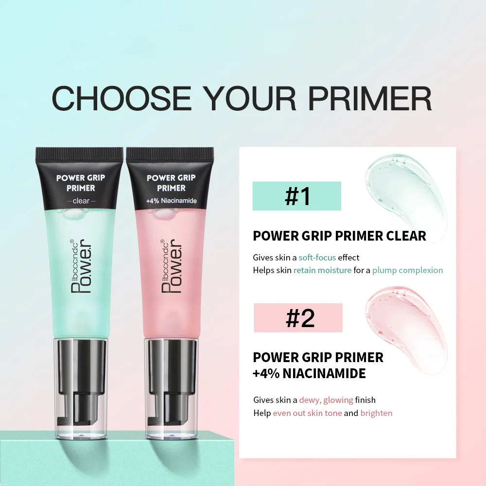 Gel de imprimación Power Grip, imprimación facial hidratante a base de 24ml para suavizar la piel, maquillaje de agarre Invisible, poros, imprimaciones incoloras