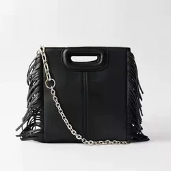 Bolsa Mensageiro Borla para Mulheres, Bolsa da Senhora, Bolsa de Ombro Feminino, Bolsa de Balde Crossbody para Menina, Sac A Main