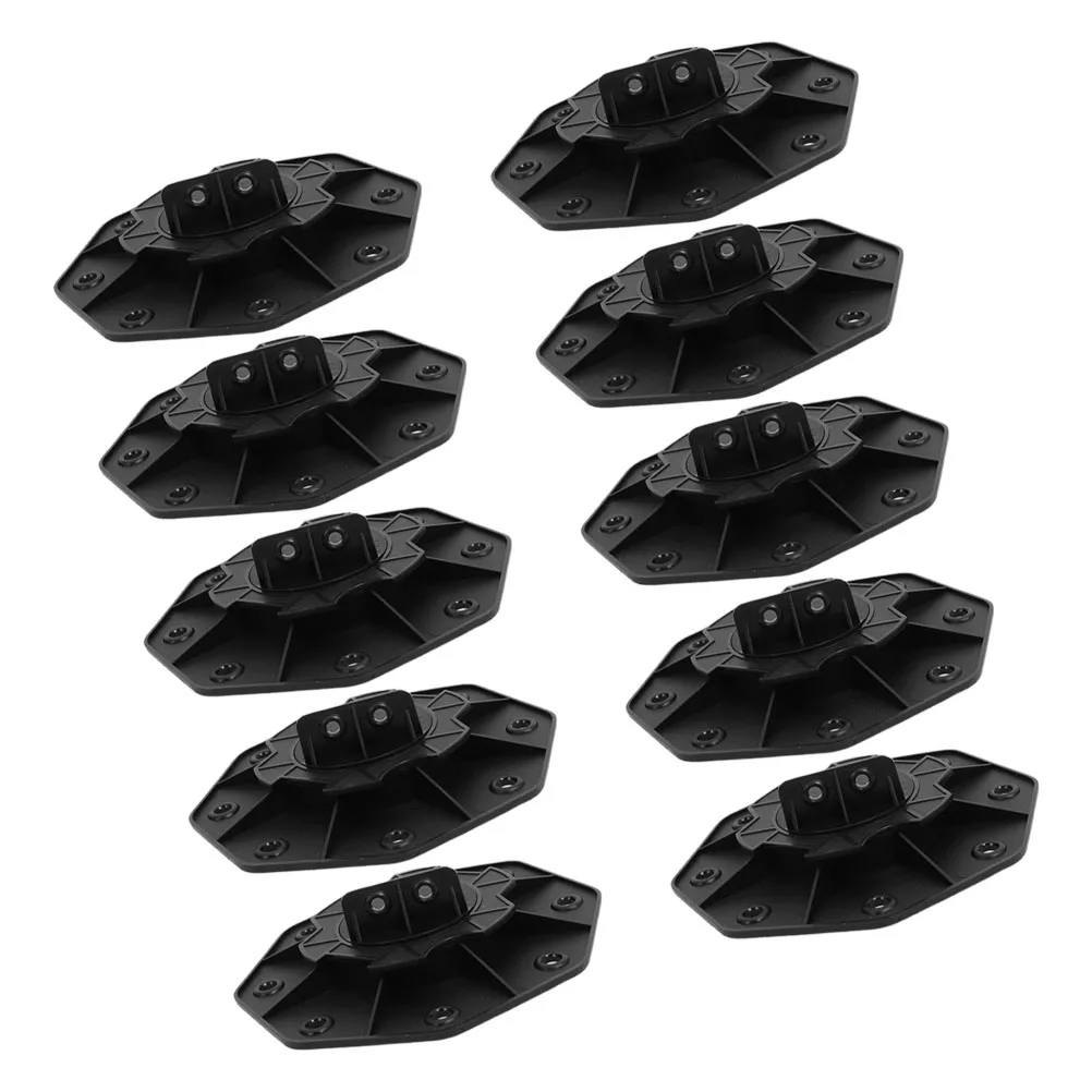 

10 шт. кронштейн для напольной настилы, регулируемая высота 18, 30 мм, пластиковая опора, основание на пьедестале, монтаж на открытом воздухе