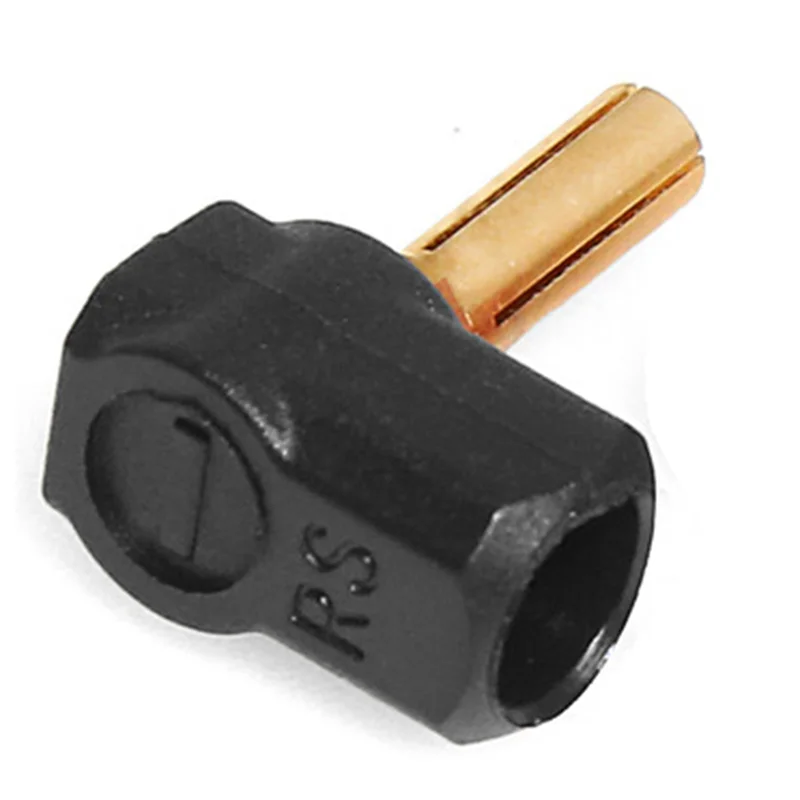 AS96-2Pcs/Set L-Shape Hard Shell Metal Heatsink Plugs And Grips 4Mm For 1/10 Off-Road Truck RC Car Upgrade Parts