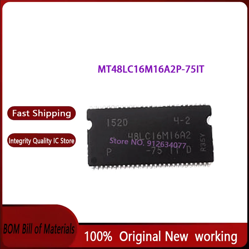 10PCS/LOT MT48LC16M16A2P-75IT:D MT48LC16M16A2P-75D 48LC16M16A2P-75 MT48LC16M16A2P-75 TSOP54