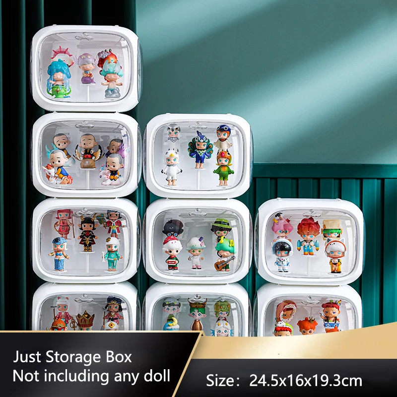 

Display Box for Storing Handmade Dolls Transparent Dustproof Cabinet Acrylic Showcase Car Model Collectibles Storage Organizing