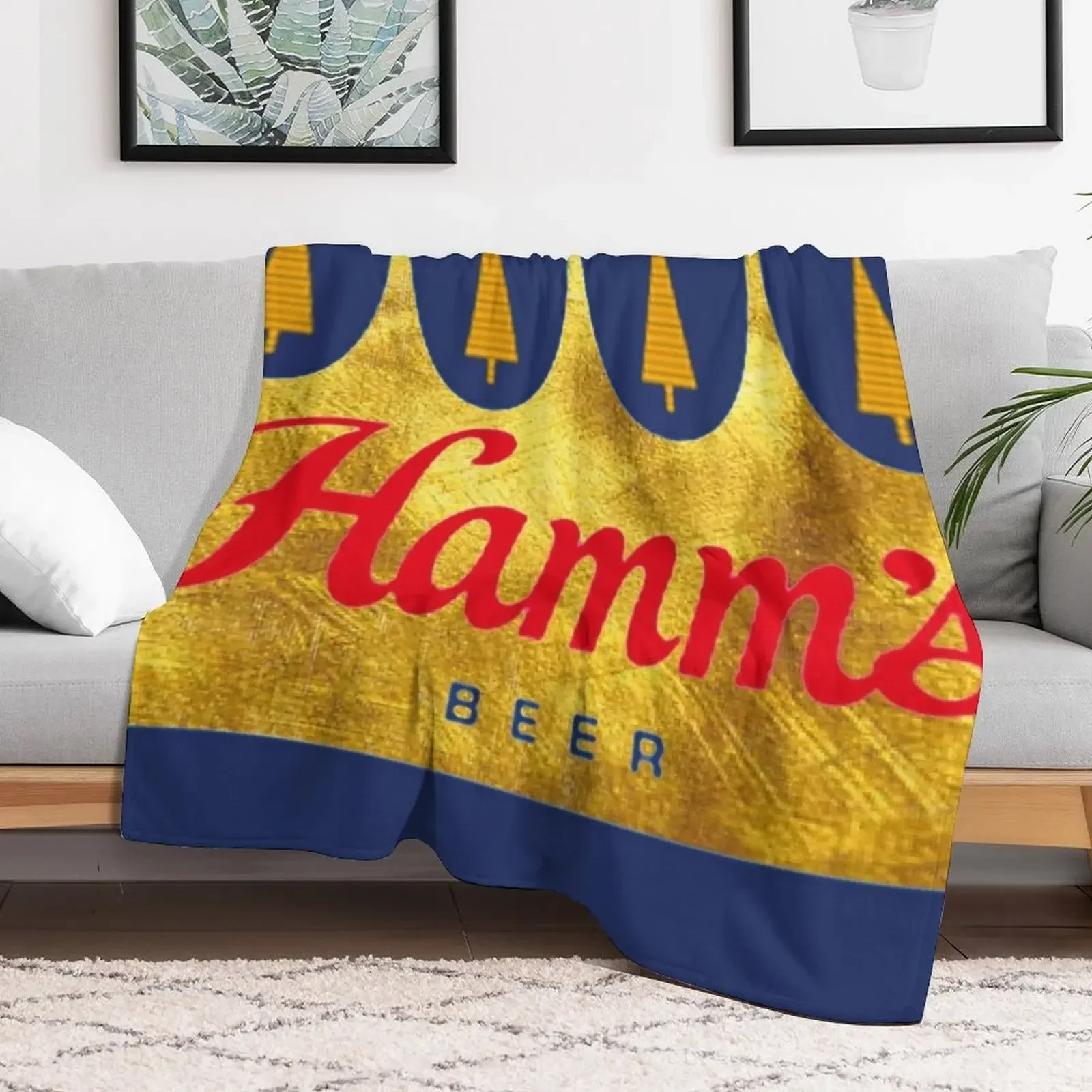 Hamms beer Classic T-Shirt Throw Blanket anime Stuffeds Cute Heavy Blankets