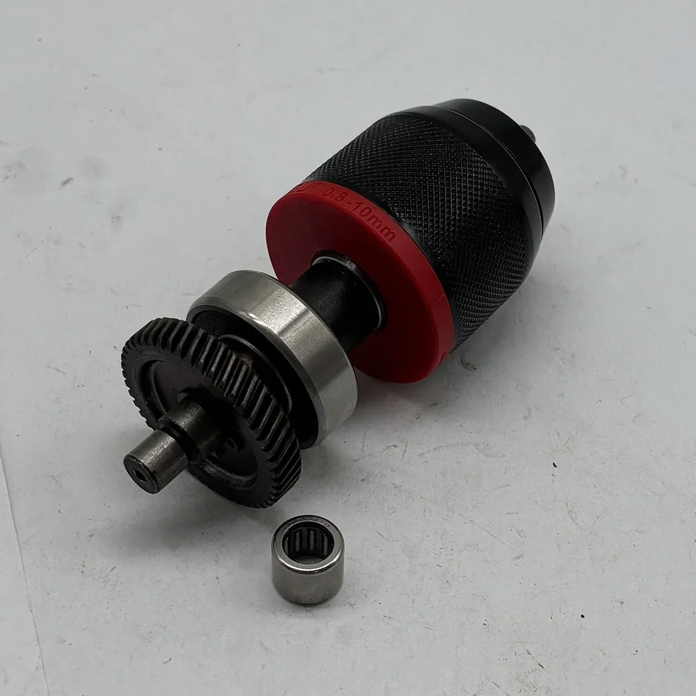 Hand Tight Chuck Assembly For Power Drills Featuring 10mm Capacity And Precision 47 Tooth Metal Gear Mechanism