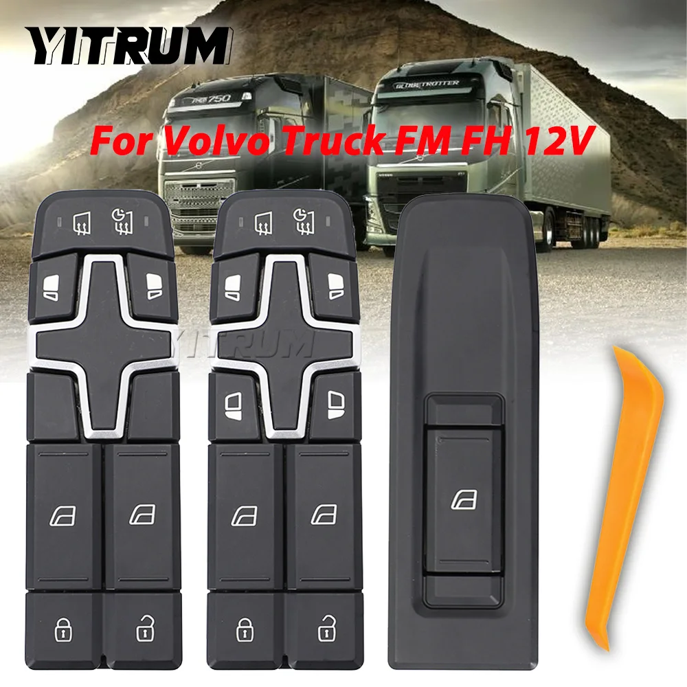 

Электрический главный переключатель стеклоподъемников YITRUM 12V для Volvo FH FM серий 1998-2013 гг., артикулы 22154240, 22154285, 22154286
