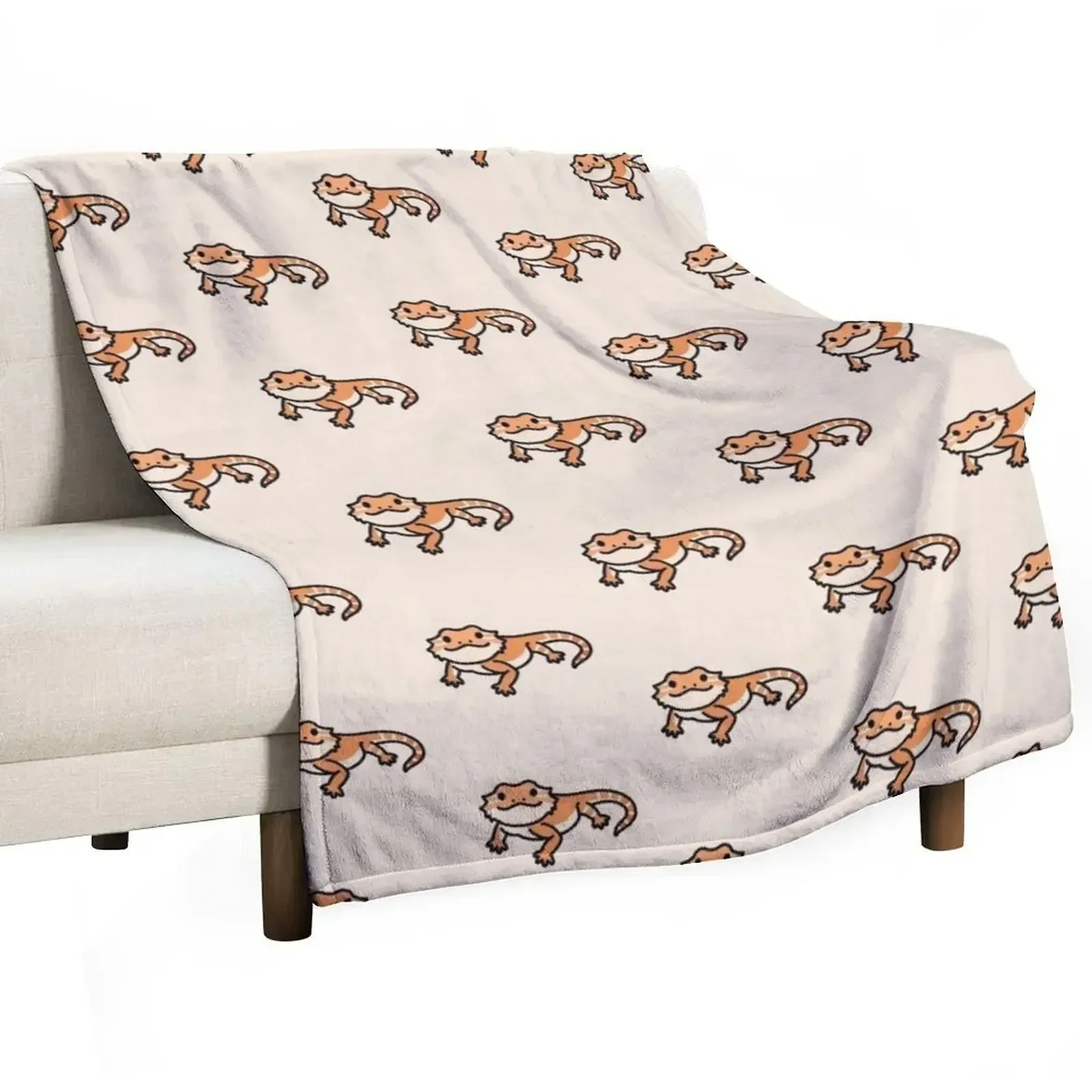 Red Bearded Dragon Throw Blanket Tourist Fashion Sofas Decoratives Blankets For Sofas Bed Fashionable Cute Blankets