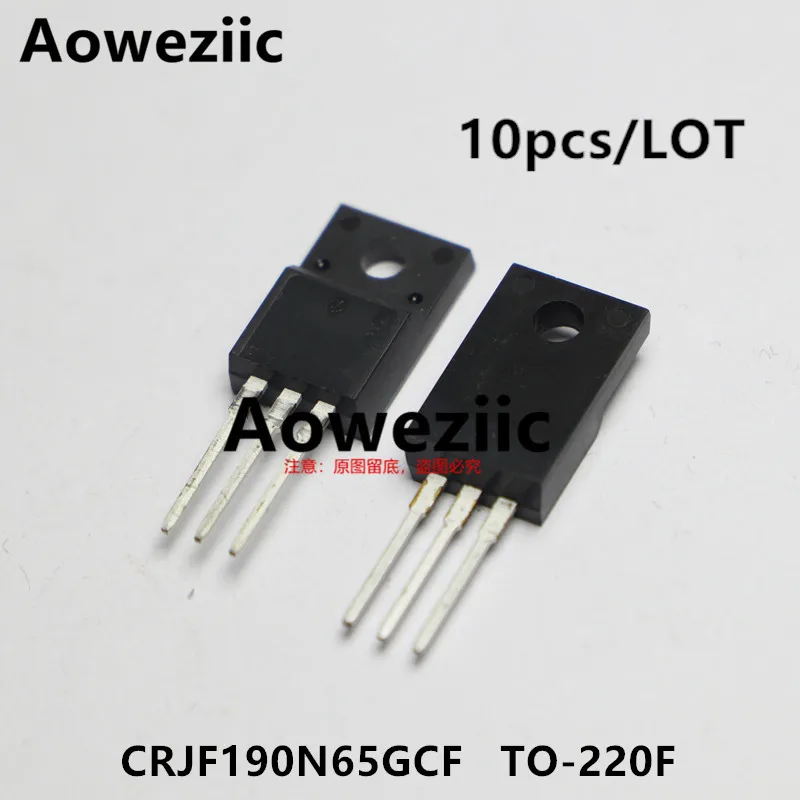 Aoweziic  2024+ 100% New  Original  CRJF190N65GCF  190N65  TO-220F  N-channel MOS FET 20A650V