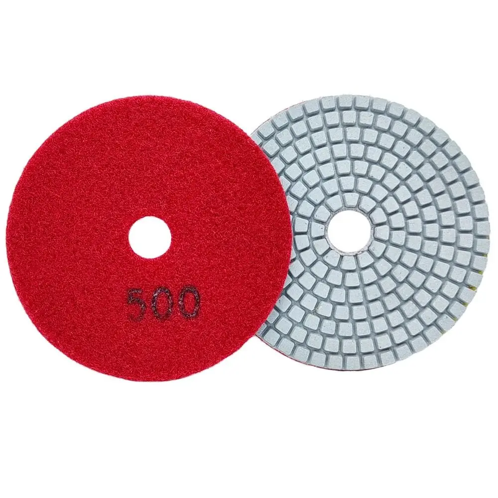 10 قطعة 100 مللي متر 4 "الماس لوحة تلميع أدوات تلميع لينة الرطب لوحة تلميع عالية الكفاءة حاد طحن أقراص