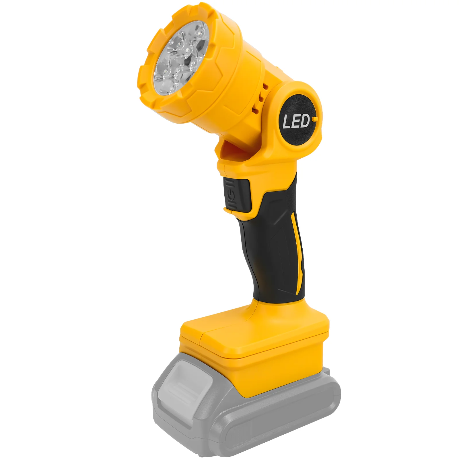 

Светодиодный рабочий фонарь 10 Вт, 500 лм, 2 режима освещения, беспроводной портативный прожектор для кемпинга, подходит для батареи Dewalt 20 В (без батареи)