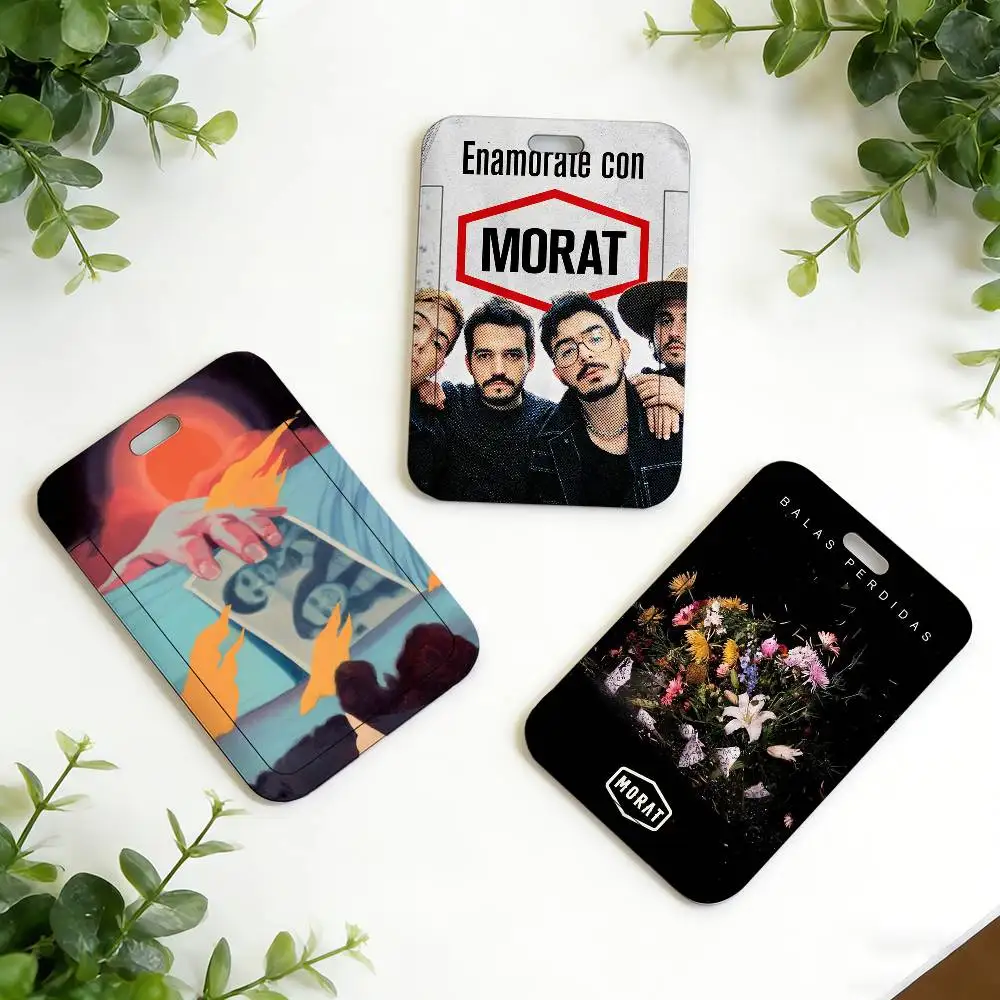Music Morat Antes De Que Amanezca ID Card Holder Neck Strap Pendant Door Holder Lanyards Keychain Work Credential Case Gift