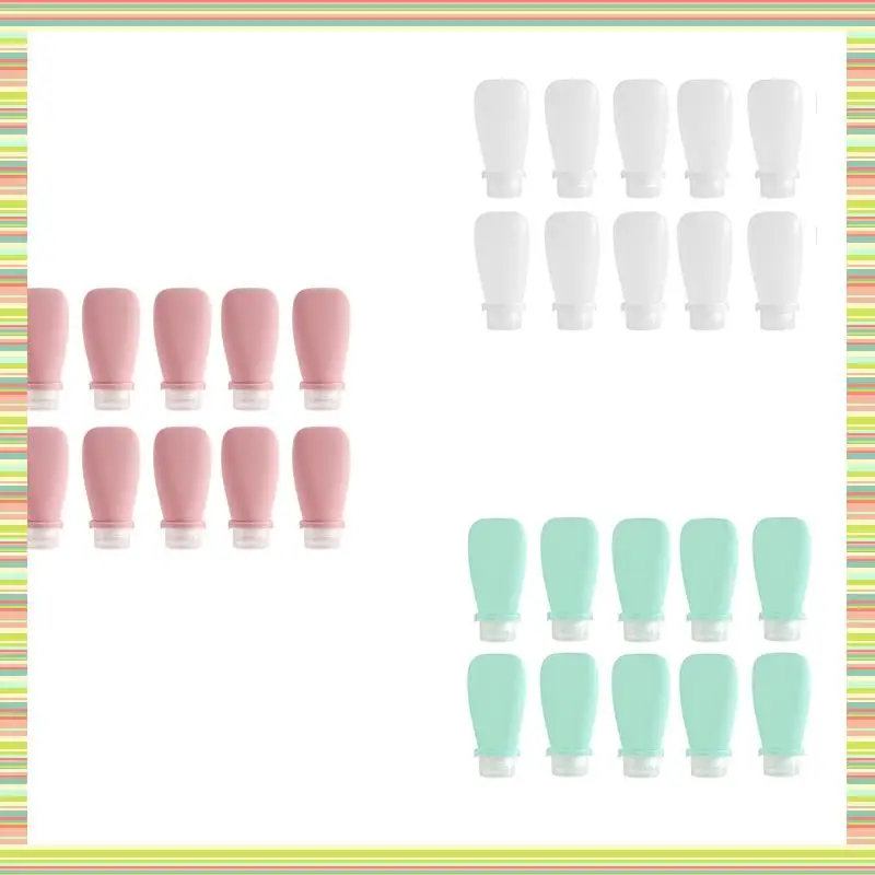 

A97P 90Ml Travel Silicone Refill Bottle, Shower Gel, Shampoo Refill Bottle, Squeeze Refill Empty Bottle