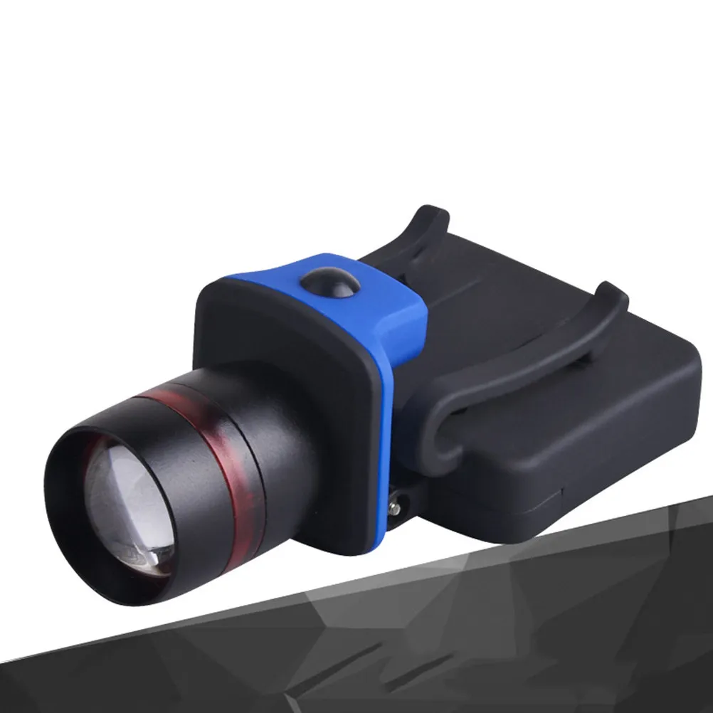 LED Headlamp Headlight for Night Activities Adjustable Beam Focus Clip on Hat Wearable Design 3 Modes Hiking Camping Cycling