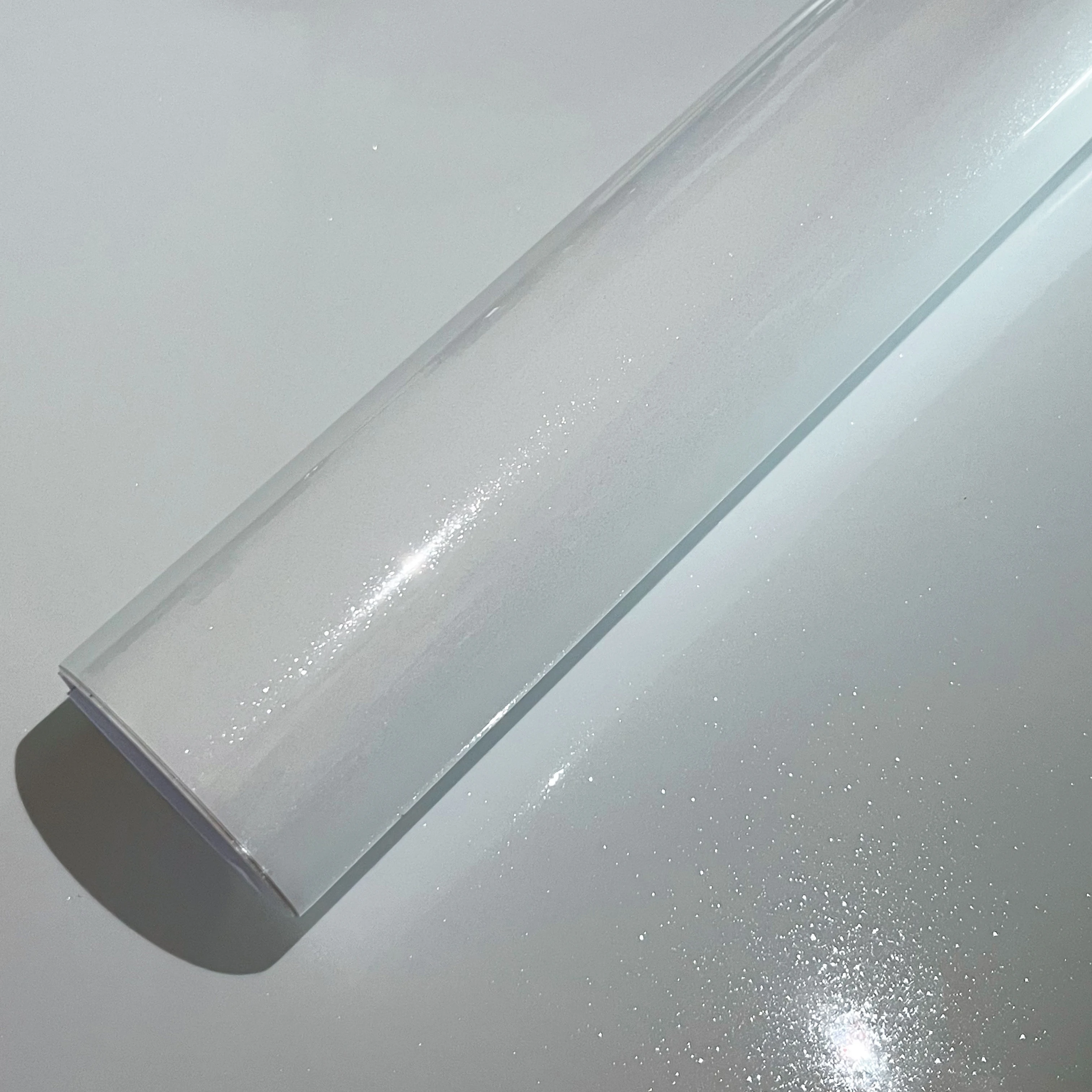 PET Ultra Glossy White Pearl Glitter Metallic Car Vinyl Wrap Film Self Adhesive Air Release DIY Sticker Motorcycle Decal
