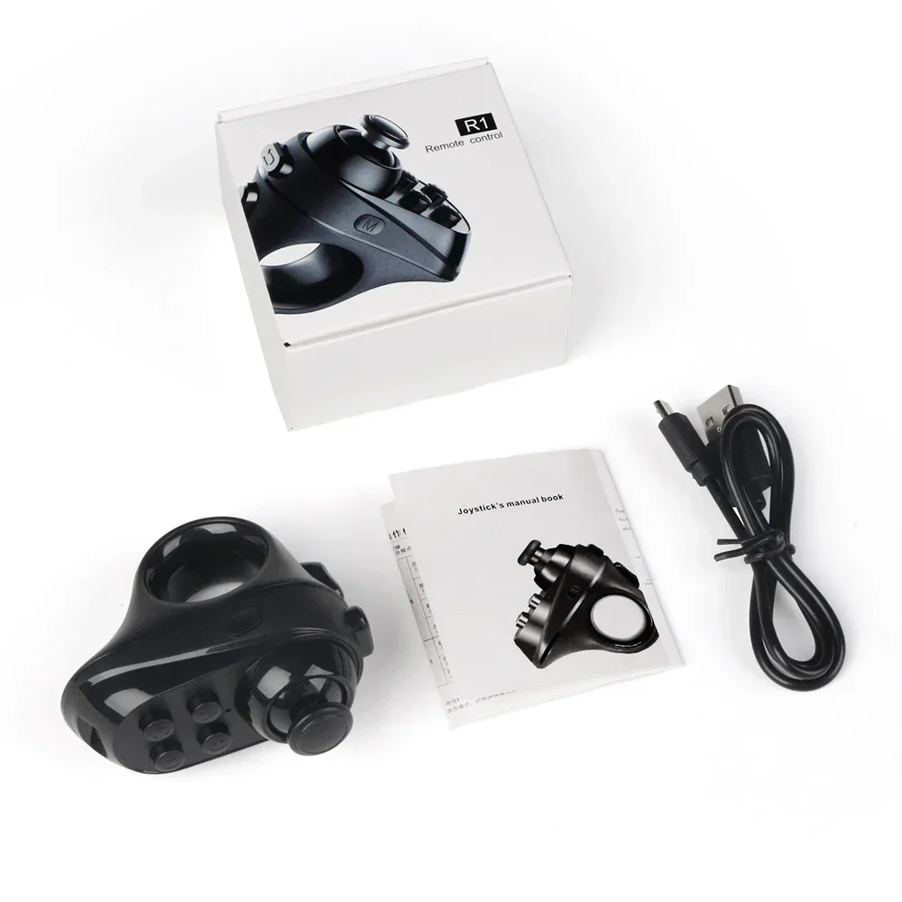 

Function Wireless Mini Finger Ring Mouse Kits Remote Control Finger Mouse Joystick Adapter Game Pause Page Tablet PC Mobile IOS