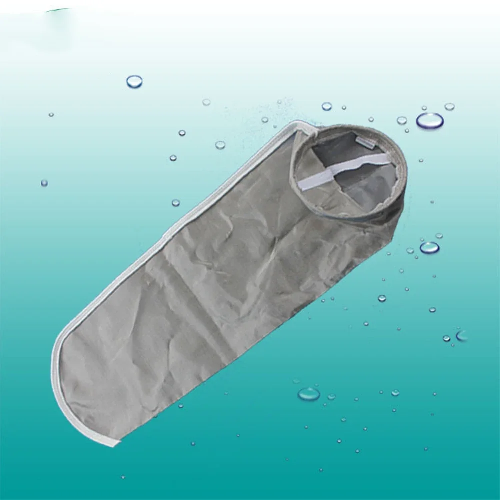 180x430mm 180x810mm 105x380mm 20 40 60 80 100 150 200 300 400 500 800 Mesh 304 Stainless Steel Filter Sock Pocket Bag Aquarium