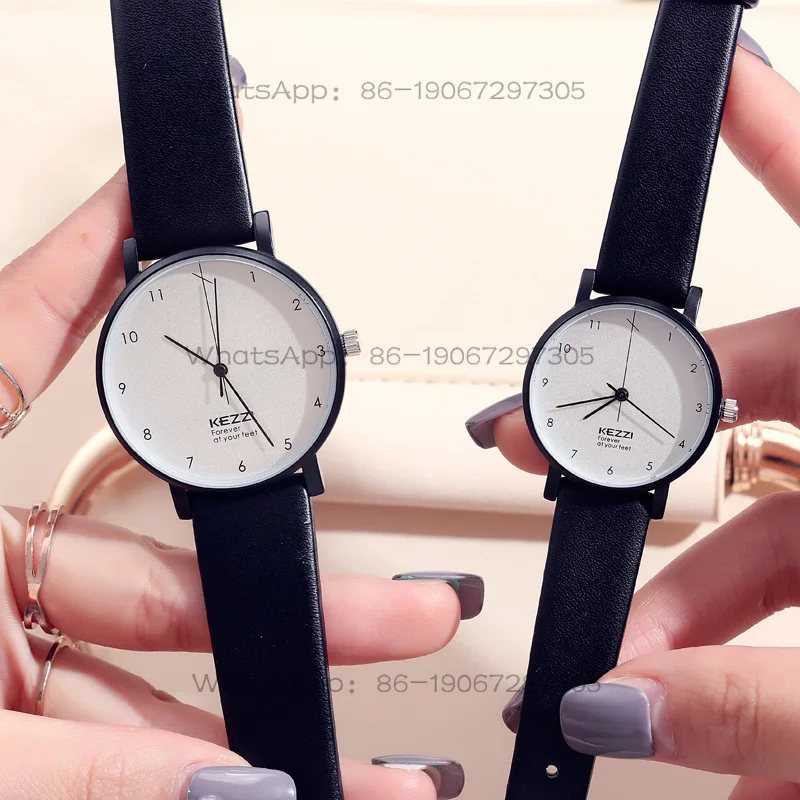 

Customized fashion simple couple watch casual belt versatile men's and women's watches niche senior student watches
