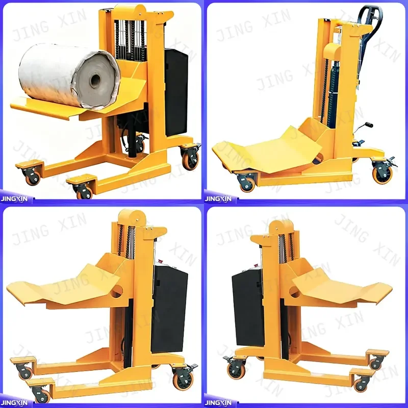 Custom for Paper Roll Handler Stackers Hydraulic Loader Unloading Rack Round Material Handling Equipment Industrial Warehouse