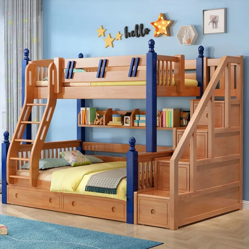The mother bed is thickened with a two-tier mother-child bed