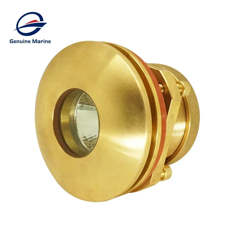 Marine Ship Yacht Drain Plug Underwater Led Light Rgb 18W 36W 50W Bronze Under Water Lamp For Boat