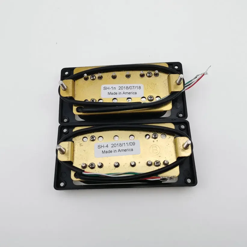 Pastillas de guitarra Humbucker, pastillas de guitarra eléctrica 4C, juego de cebra/Negro, en Stock