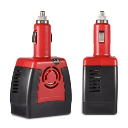 150W Portable Cigarette Lighter Car Power Inverter DC 12V To AC 220V With USB Ports 2.1A Adapter Charger Splitter For Car