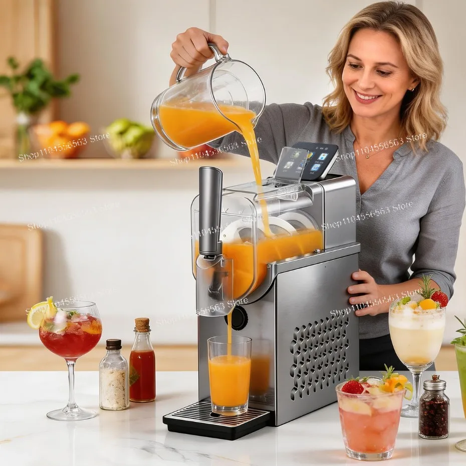 Self‑Cleaning Smoothie & Ice Cream Maker – Multifunctional Frozen Dessert Machine for Home
