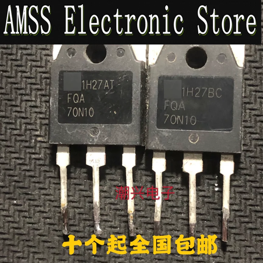 AMSS 5pcs Used FQA70N10 SSH70N10A original imported disassembled MOS field-effect transistor 70A100V