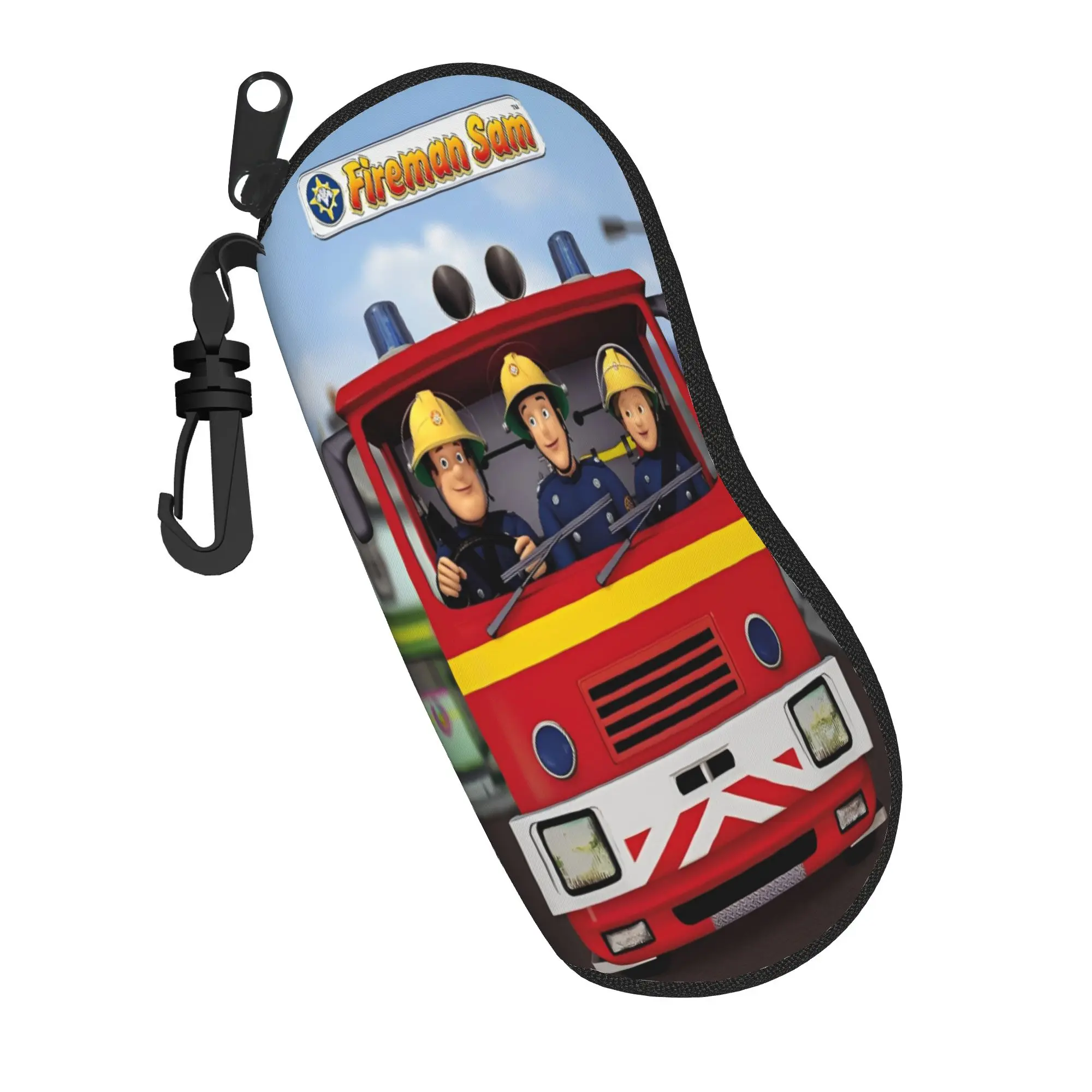 Harajuku Cartoon Glasses Case Firemans Sams  Merchandise  Accessories  Glasses Storage Box Ins Style Eye Contacts Case