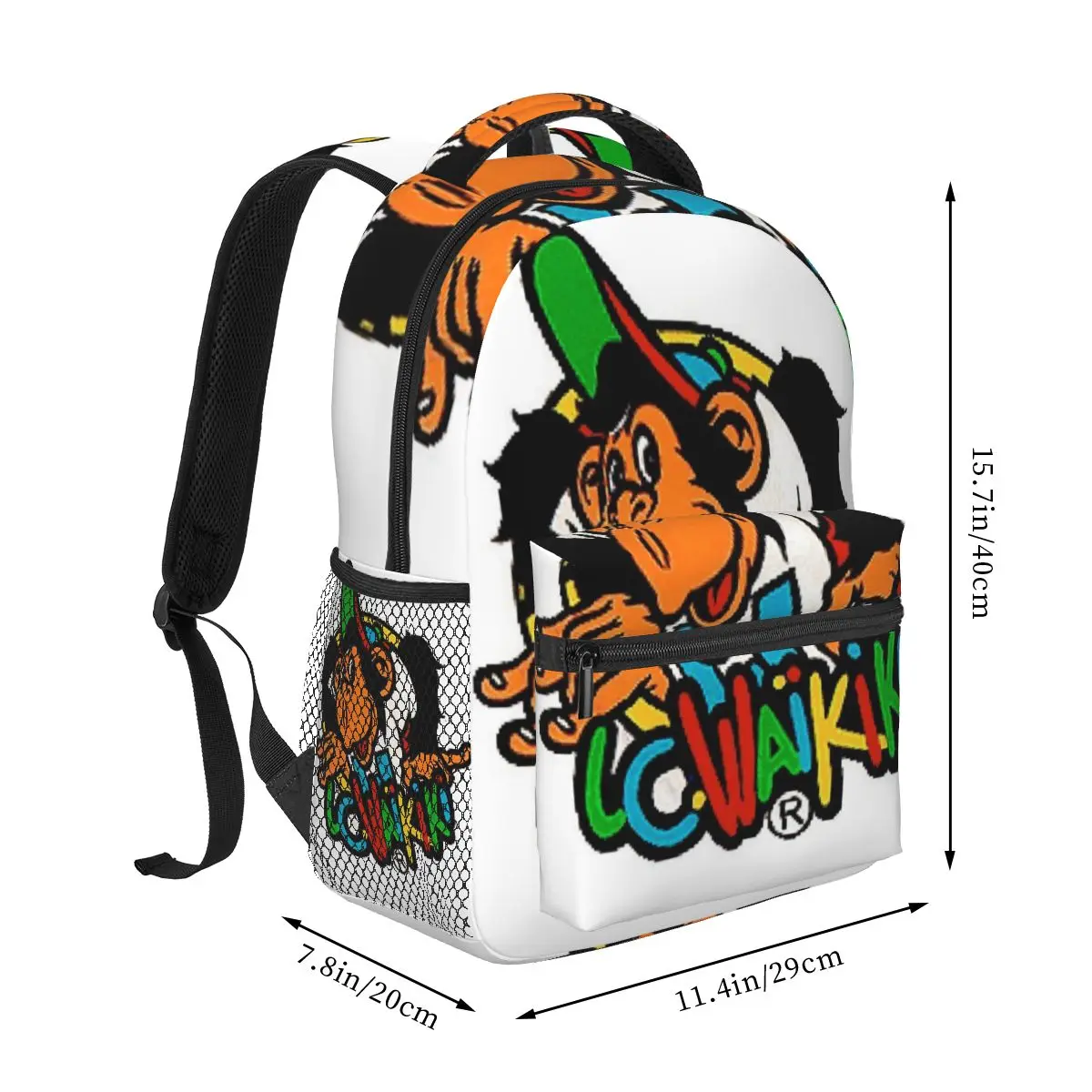 Monkey Lc Waikiki Singe Backpack Diskon Besar Daypack Tas Buku Anak Kapasitas Besar Tas Sekolah Tas Bahu untuk Pria Wanita