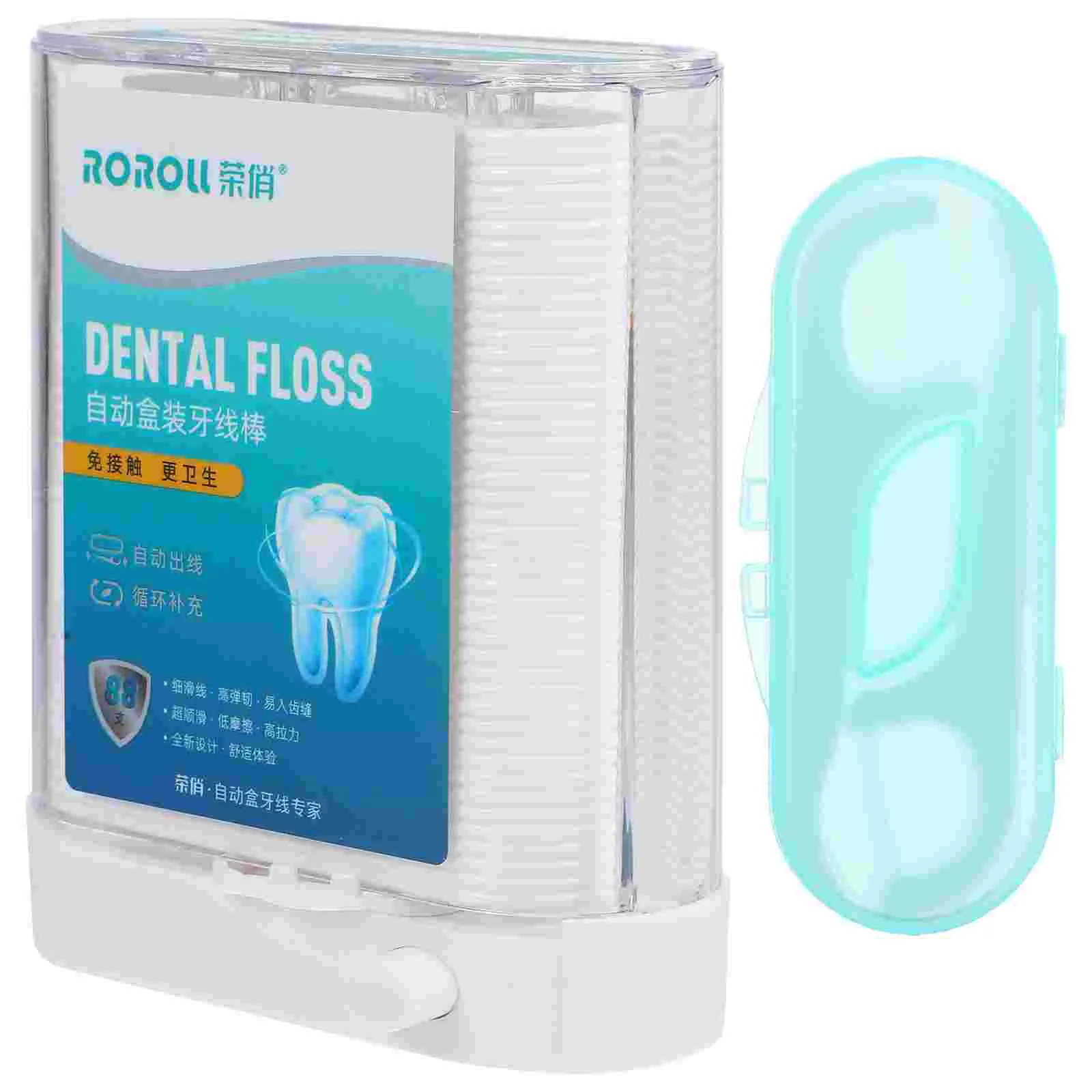 2 Boxes Automatic Boxed Dental Floss Outdoor Dispensers Tooth Picks Pop-up Flossers Holder Convenient Bulk Professional Teeth