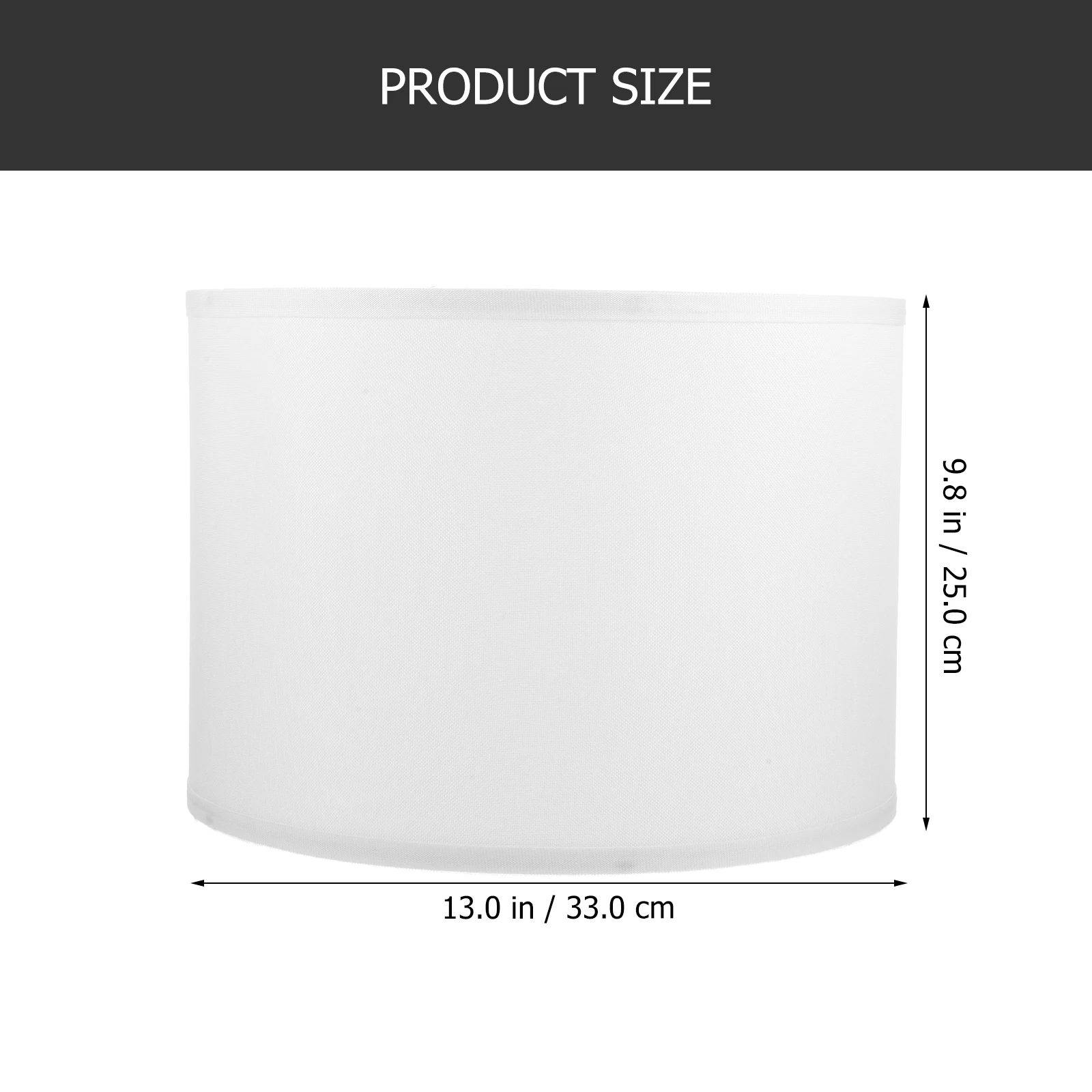 

Linen Lampshade Modern Fabric Shade for Table Floor Bedroom Living Room Study Office Easy Install Light Cover Dustproof