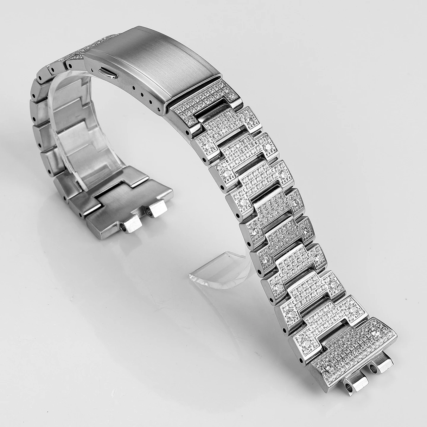 High quality watch case and strap set for Casio G-SHOCK small square 3459 GMW-B5000 modified stainless steel watch with case