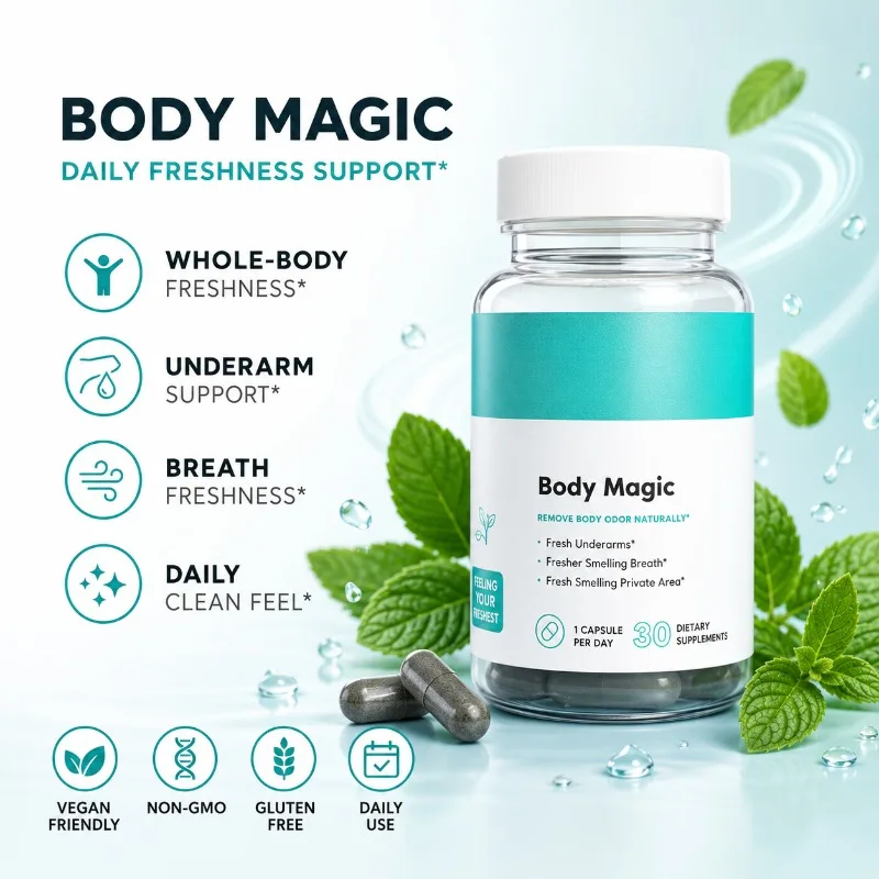 

Chlorophyll Capsules with Parsley & Peppermint Leaf, Vegan 30 Count, Daily Freshness, Digestive Comfort & Wellness Support