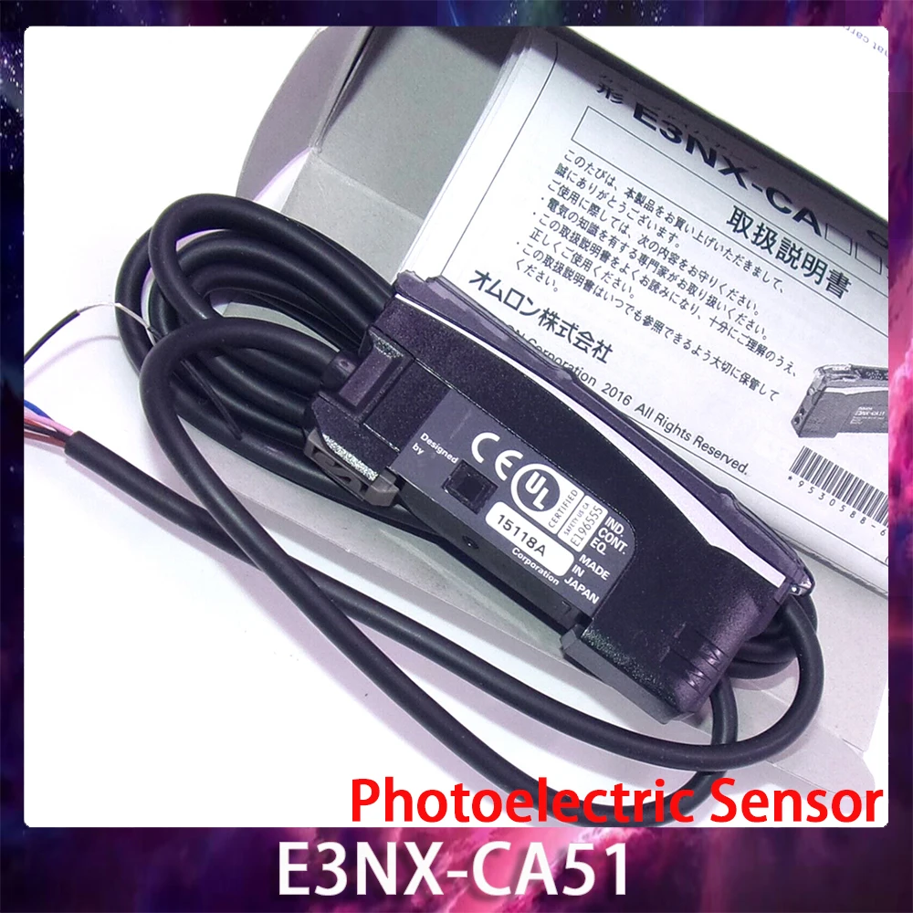 ใหม่ Photoelectric Sensor E3NX-CA51 เครื่องขยายสัญญาณไฟเบอร์ออปติก