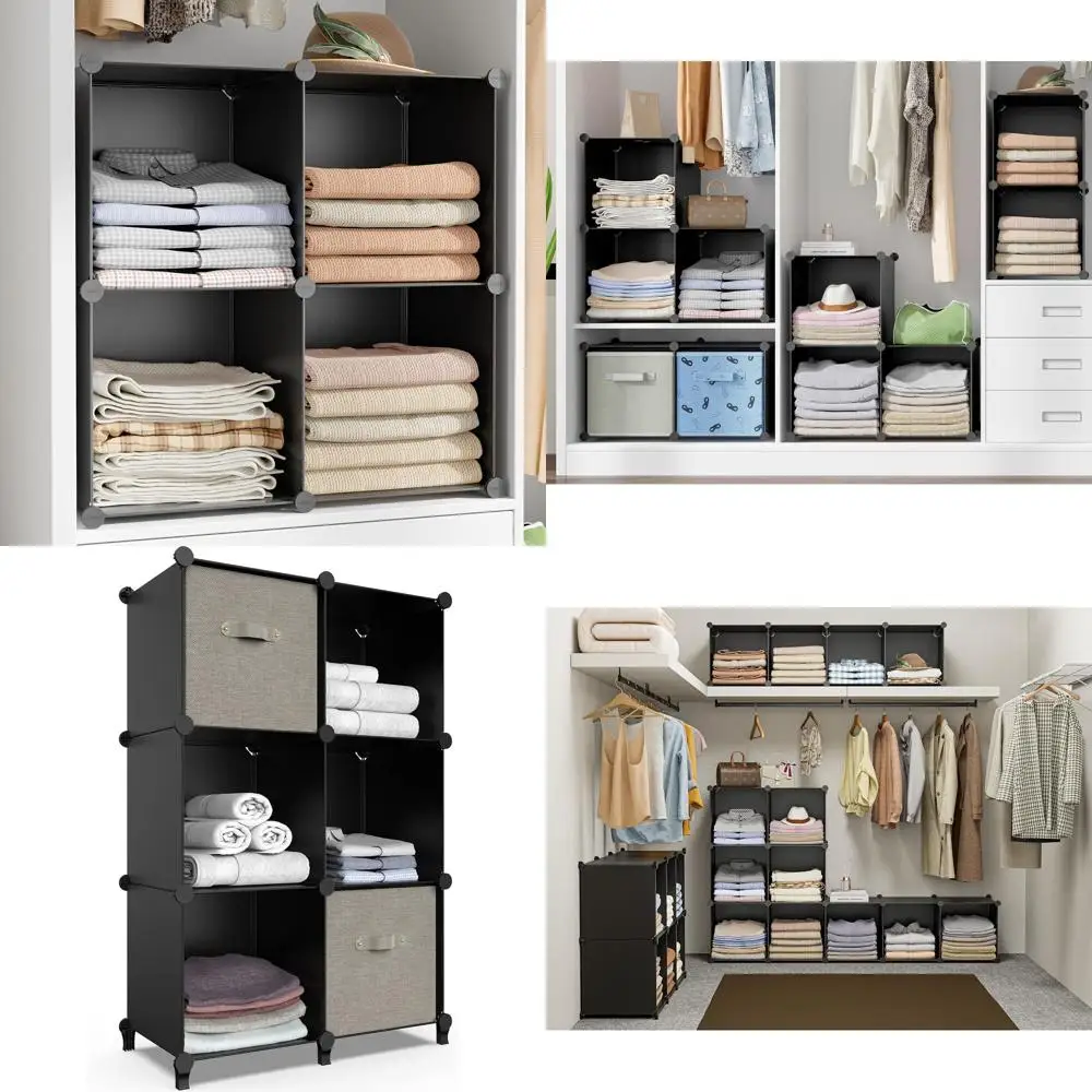 Organizador de cubo de armazenamento com estrutura de metal preto, estante 11.8 para crianças, quarto, banheiro