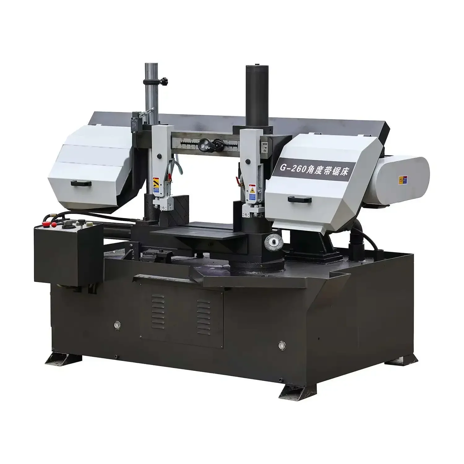 

China Automatic Double Column Horizontal Bandsaw Ghz4240 Angle Cut 45 Degree Band Saw Hine For Metal