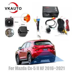 Vkauto rückfahr kamera kit für mazda Cx-5 cx5 ii kf 2016 ~ 2021 für oem stereo hd backup rückfahr kamera c28 adapter kabel