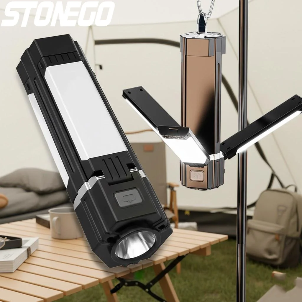 

Ультрадолговечная многофункциональная лампа для кемпинга на открытом воздухе, фонарь для палатки с подсветкой, зарядкой и функцией SOS