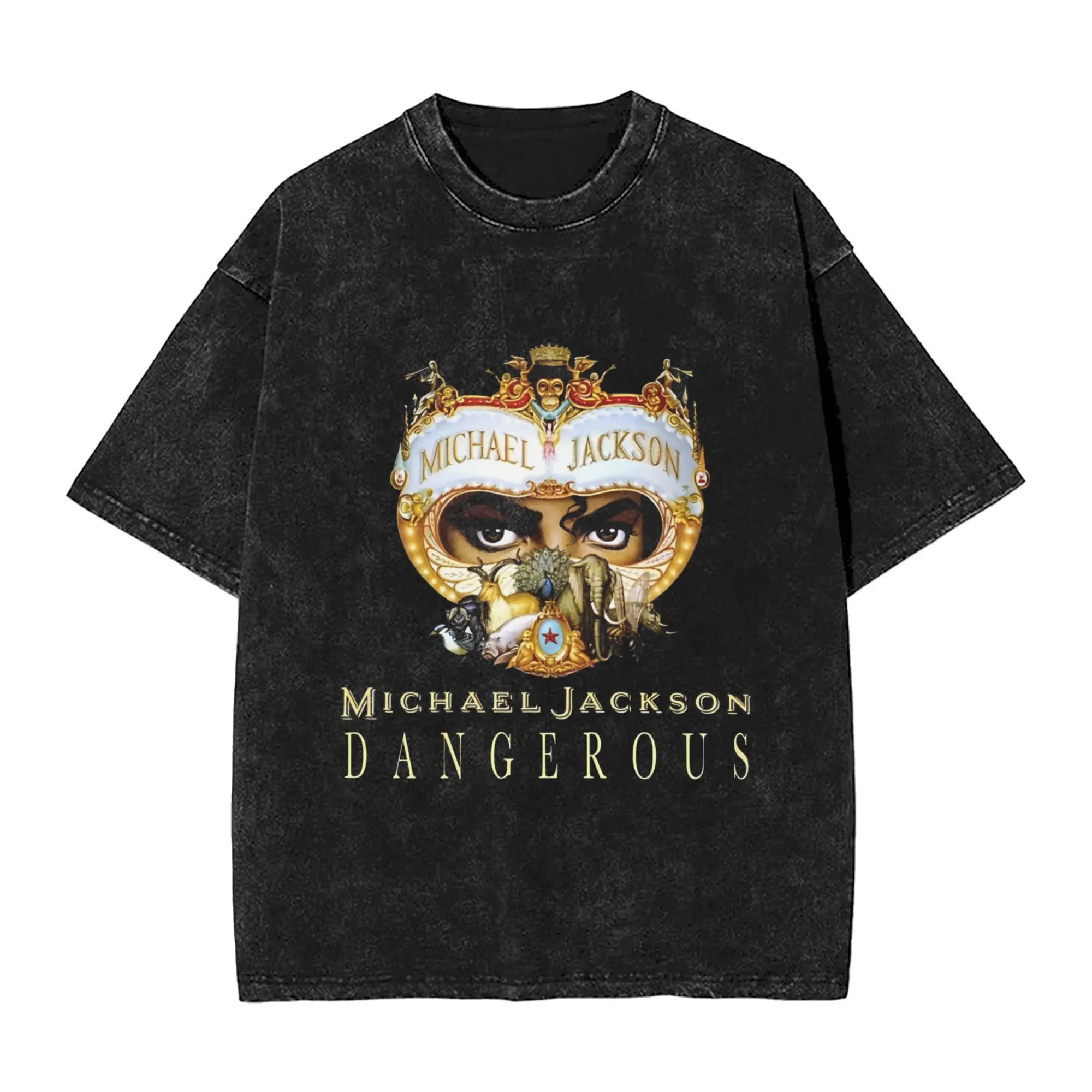 مايكل جاكسون تي شيرت الصيف ملصق رهيبة تي شيرت القطن أزياء تي شيرت للرجال قصيرة الأكمام الملابس المطبوعة