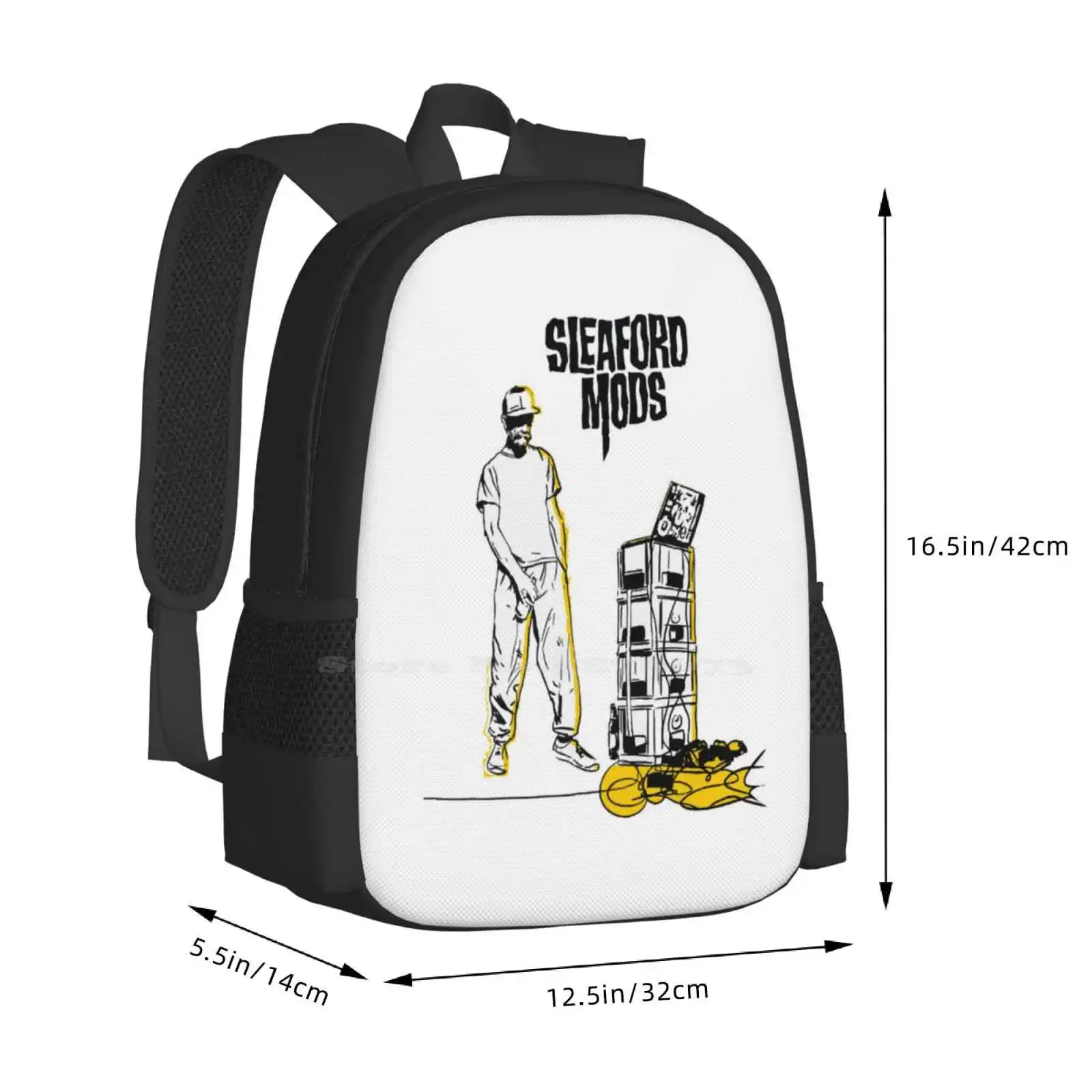 Atención-mira nuestro otro sliaford Mods Dz59 mochila escolar de gran capacidad, bolsas para portátiles, música Punk, Rap, James Fearn, Jason