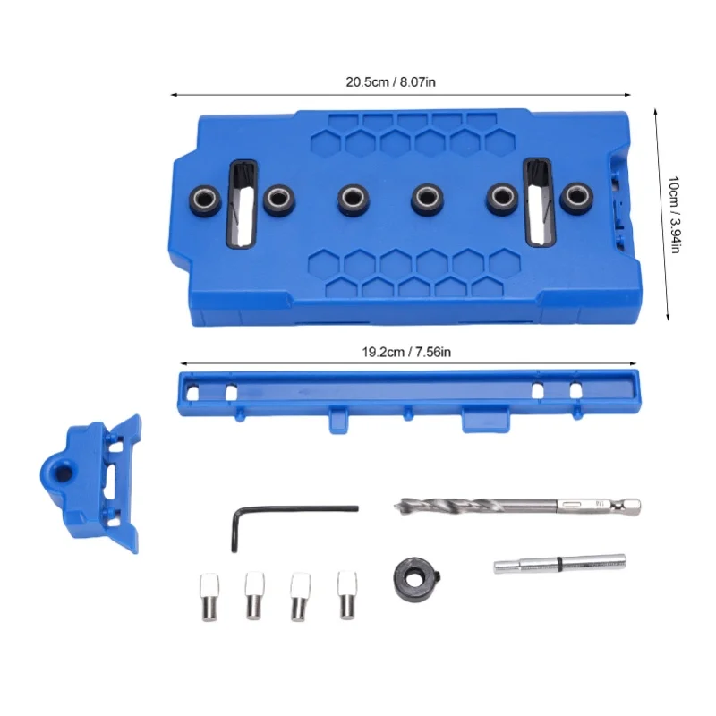 1set Multi-functional Shelf Pin Jig Abs Shelf Pin Drill Guide Woodworking Drilling Tools For Precise Straight Holes