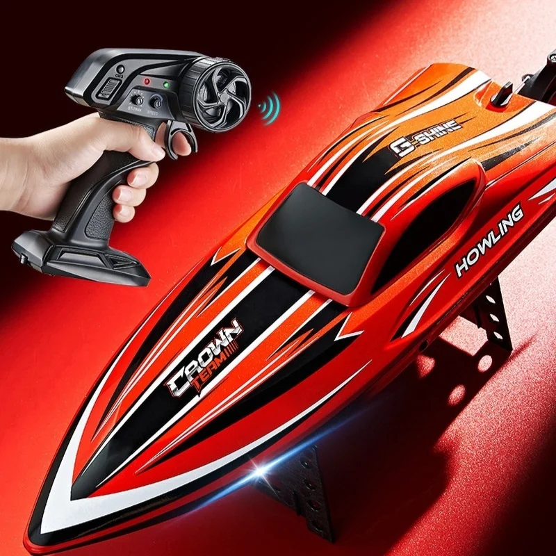 HOWLING HJ818 High Speed Rc Remote Control Boat Full Proportional Brushless Electric Water Induction Adult Racing Water Sports