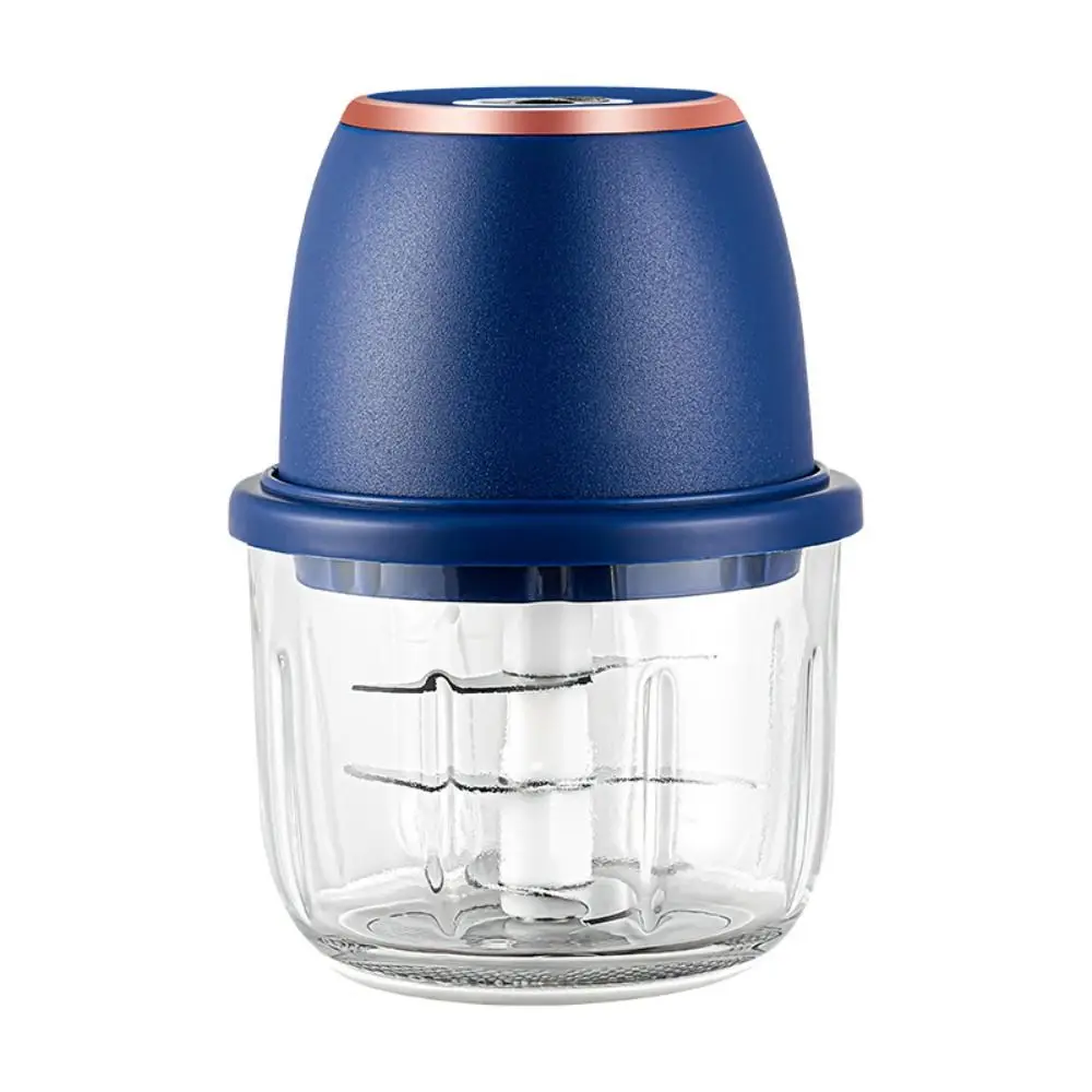Vegetable Crusher Portable Electric Garlic Chopper Mini USB Charging Food Processor Cordless Sturdy Vegetable Grinder Cooking