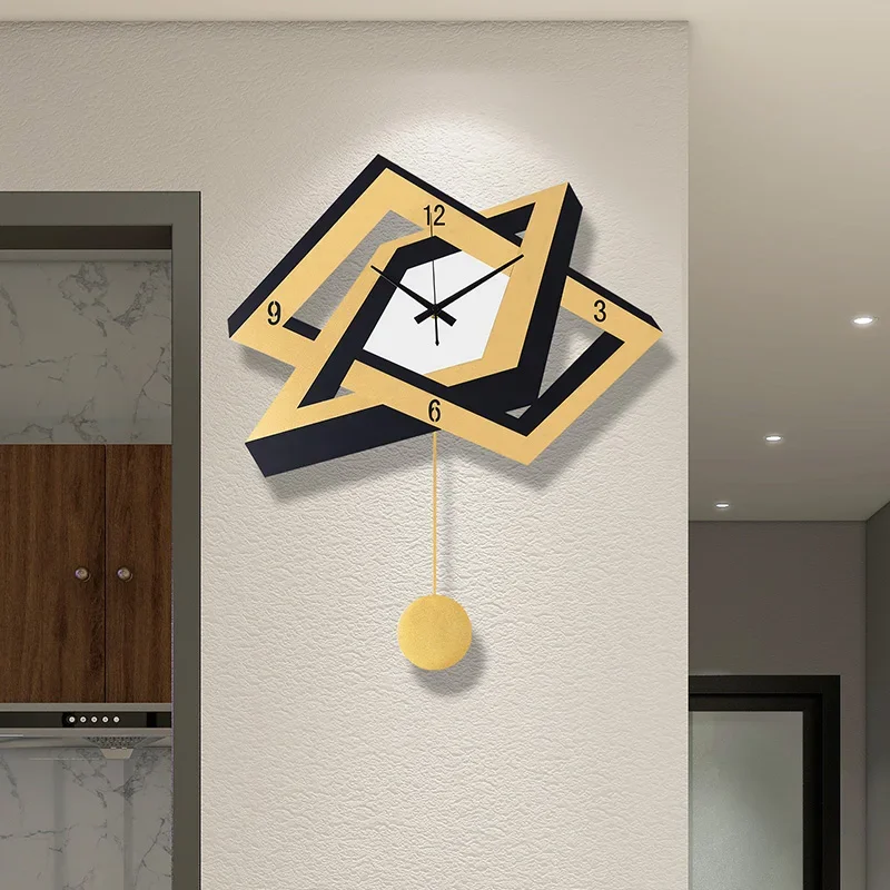 Living Room Wall Clocks Classic Style Art Modern Creative Aesthetic Silent Wall Watch Minimalist Horloge Murale Home Decoration