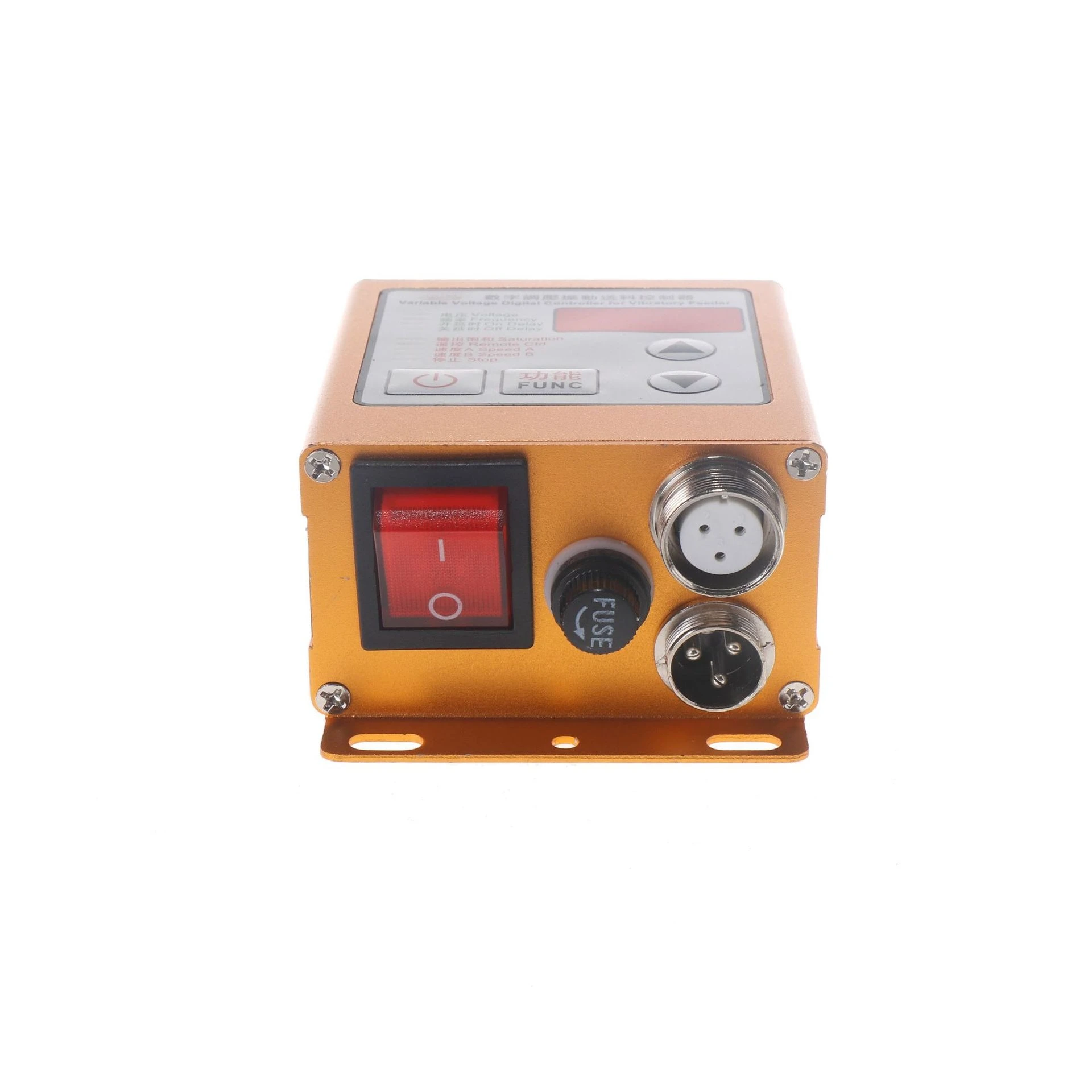 Digital Vibratory Bowl Feeder Controller 220V Vibration Plate Speed Regulator Support PLC Material Detection Control