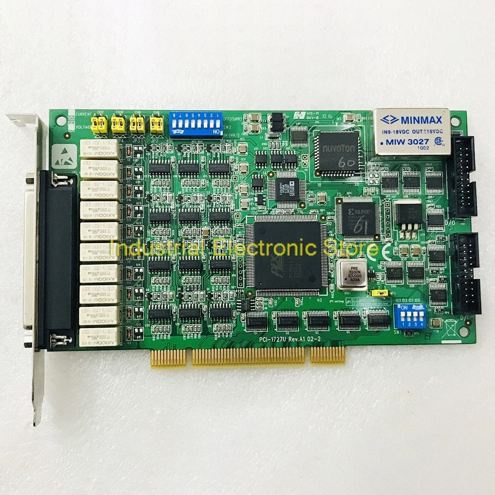 Advantech PCI-1727U rev.a1、シリアルポート、12チャンネルアナログ出力用のデジタルioカード、14ビット